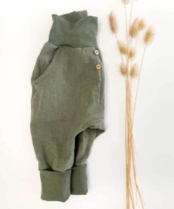 robuste Leinen Knickerbocker Hose Baby Kinder